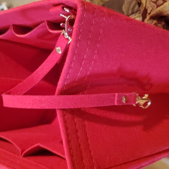 Louis vuitton crossberry blue -leather 35 tote bag keys brand new dust cover - Picture 15 of 16